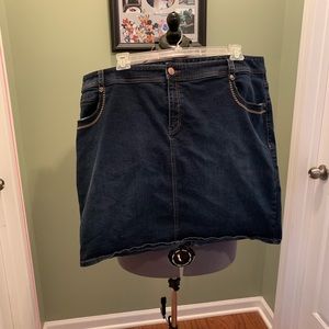 Lane Bryant Size 26 denim pencil skirt